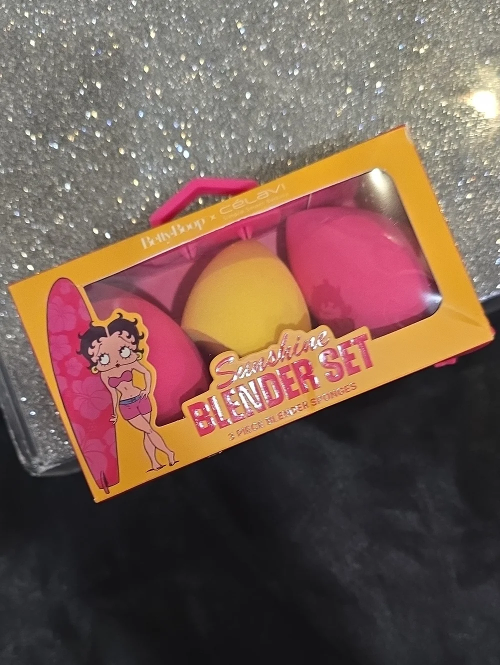 Celavi X Betty Boop Sunshine Blender Set 3-PC Blender Sponges
